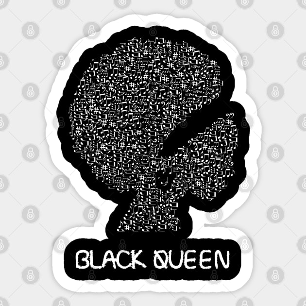 Black Queen Sticker by Black Pumpkin